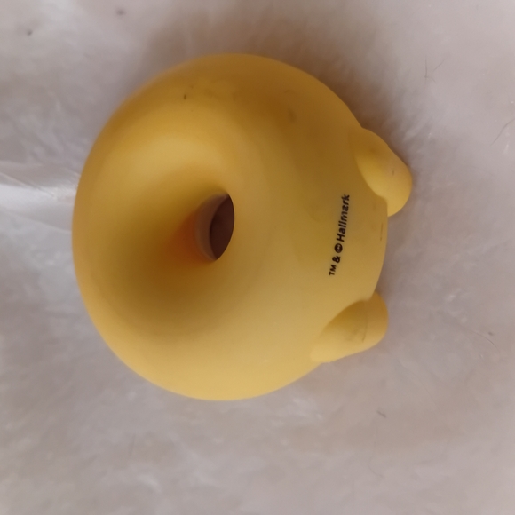 Yellow and White Donut Ornament with Sprinkles - Picture 2 of 2